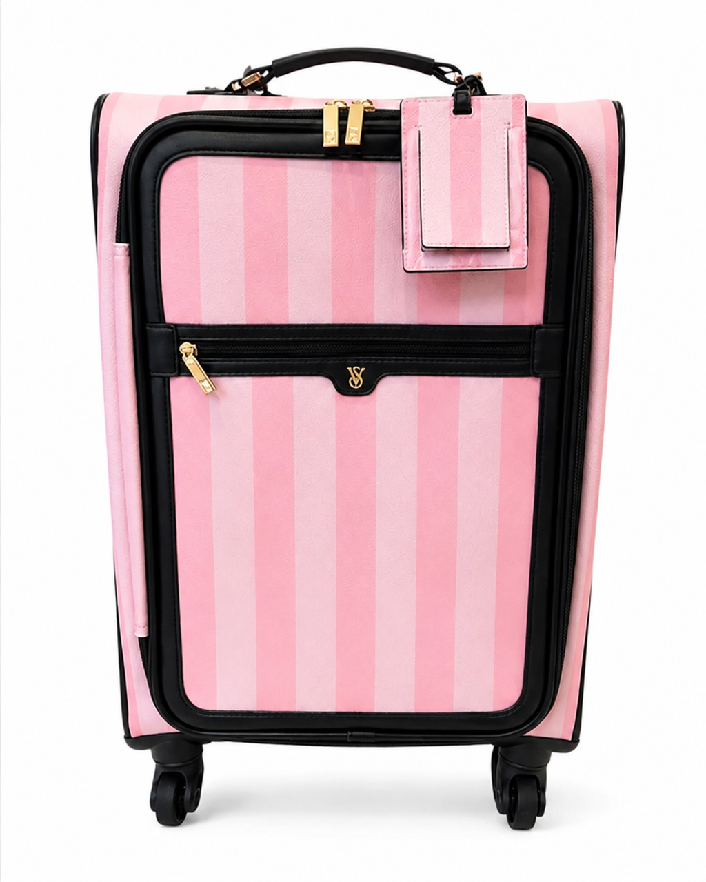 Victoria’s Secret PINK Stripe 22-Inch Spinner Carry-On Luggage