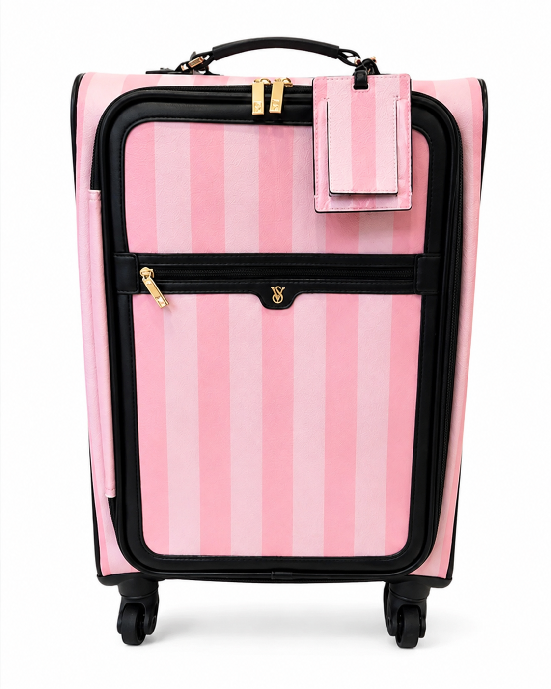 Victoria’s Secret PINK Stripe 22-Inch Spinner Carry-On Luggage