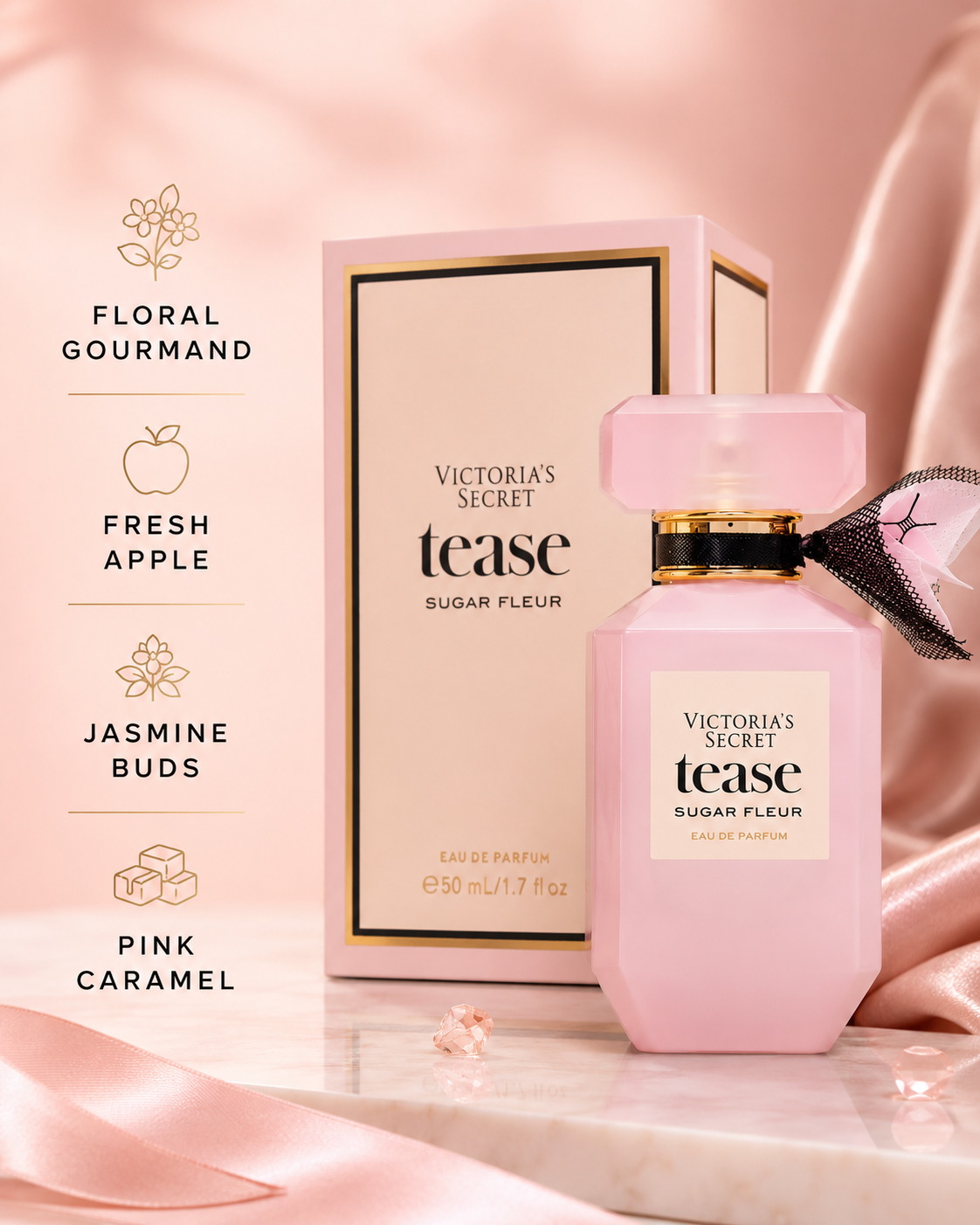 Victoria’s Secret Tease Sugar Fleur Eau de Parfum, 1.7 fl oz