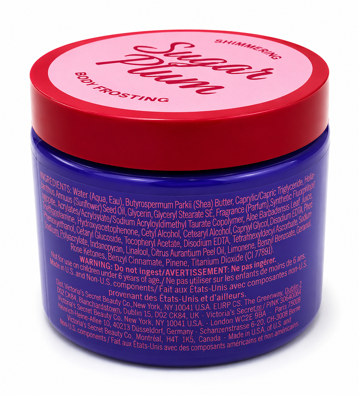 Victoria’s Secret PINK Sugar Plum Shimmering Body Frosting 6 oz