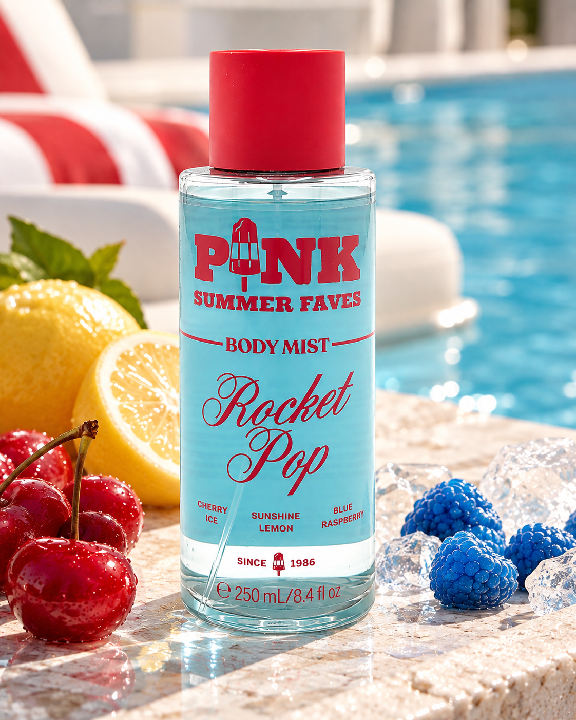 Victoria's Secret Pink Rocket Pop Body Mist 8.4 Fl Oz