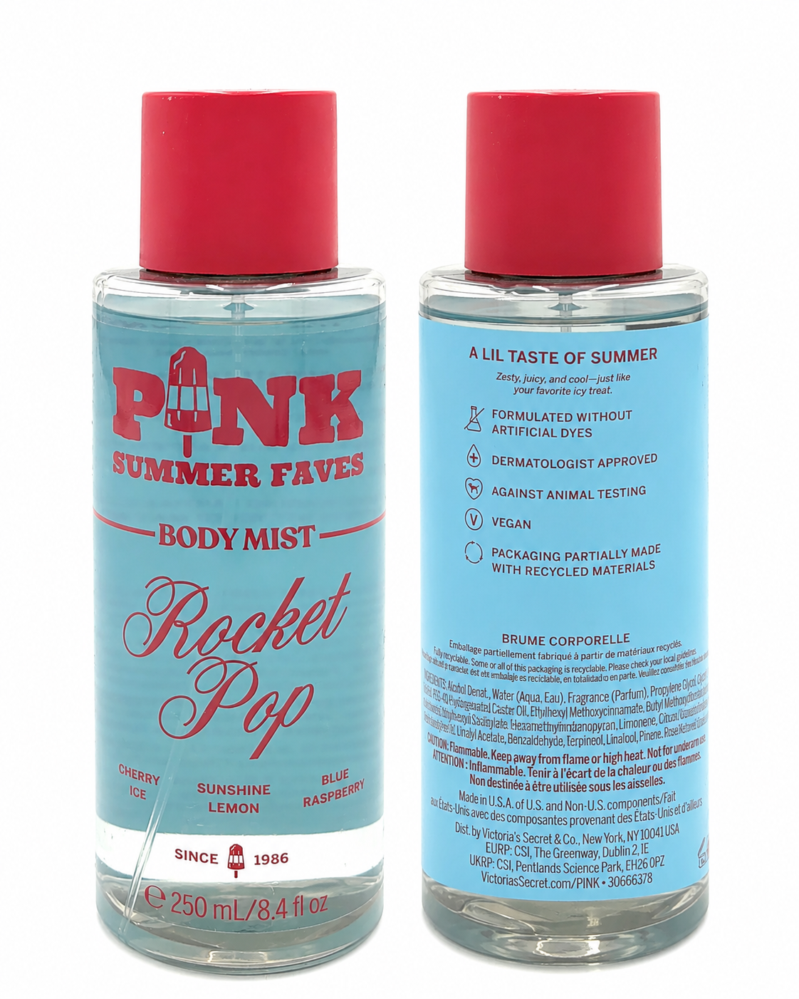 Victoria's Secret Pink Rocket Pop Body Mist 8.4 Fl Oz