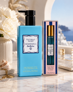 Victoria’s Secret Bombshell Santorini Fine Fragrance Lotion & Eau de Parfum Travel Spray Set, 250 ml + 7 ml