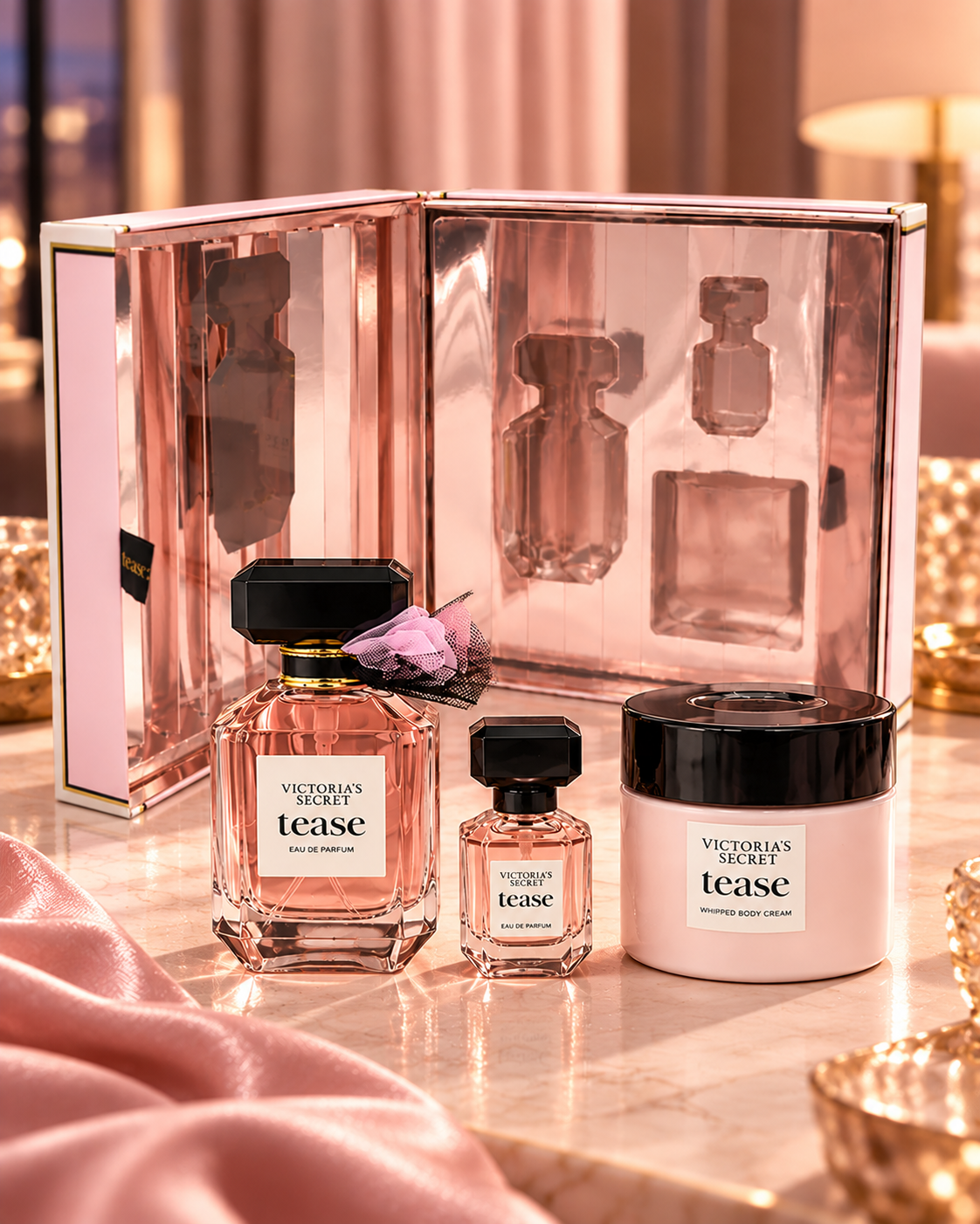 Victoria's Secret Tease 3-Piece Gift Set, 1.7 oz + 0.25 oz