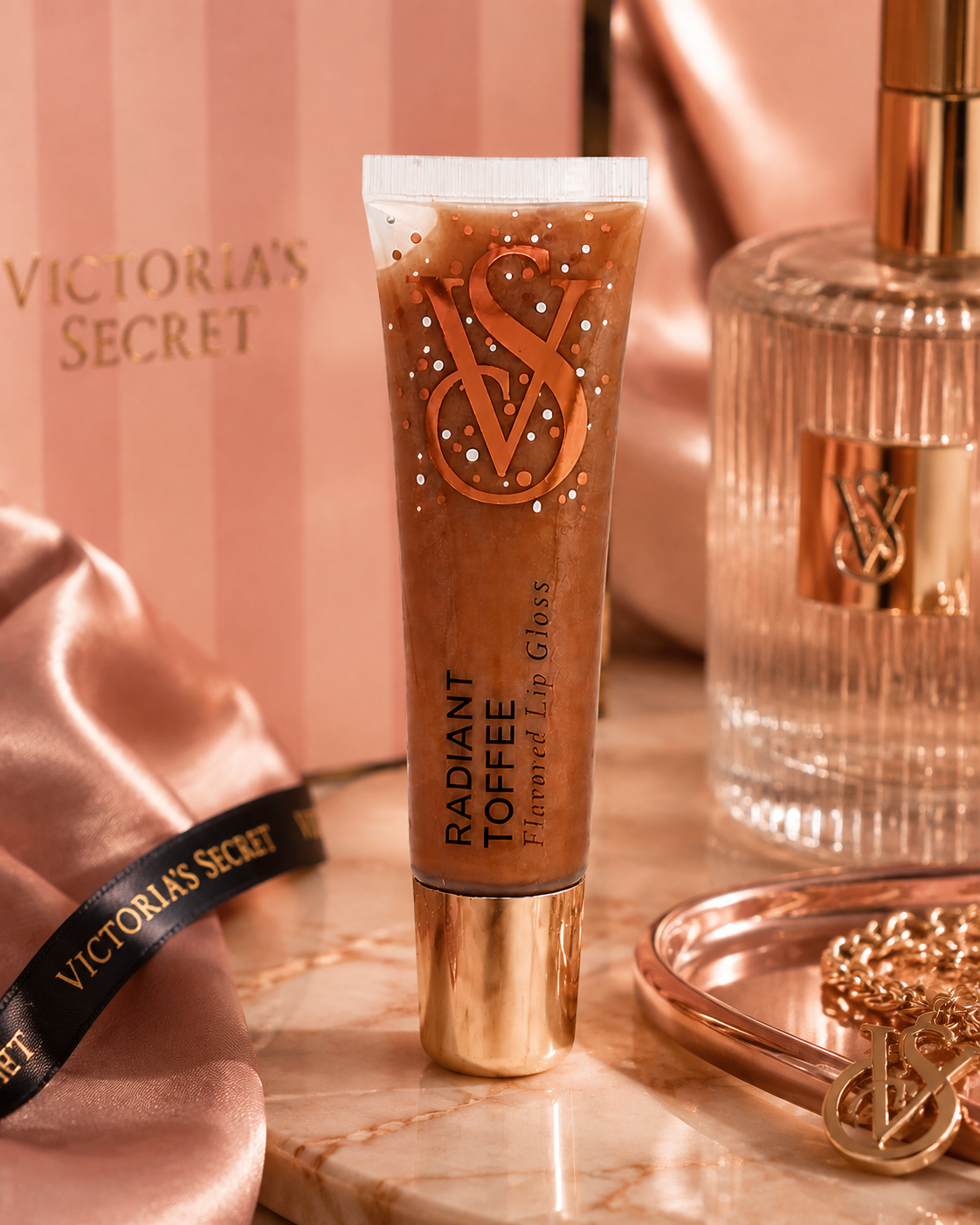 Victoria’s Secret Radiant Toffee Flavored Lip Gloss 0.46 oz