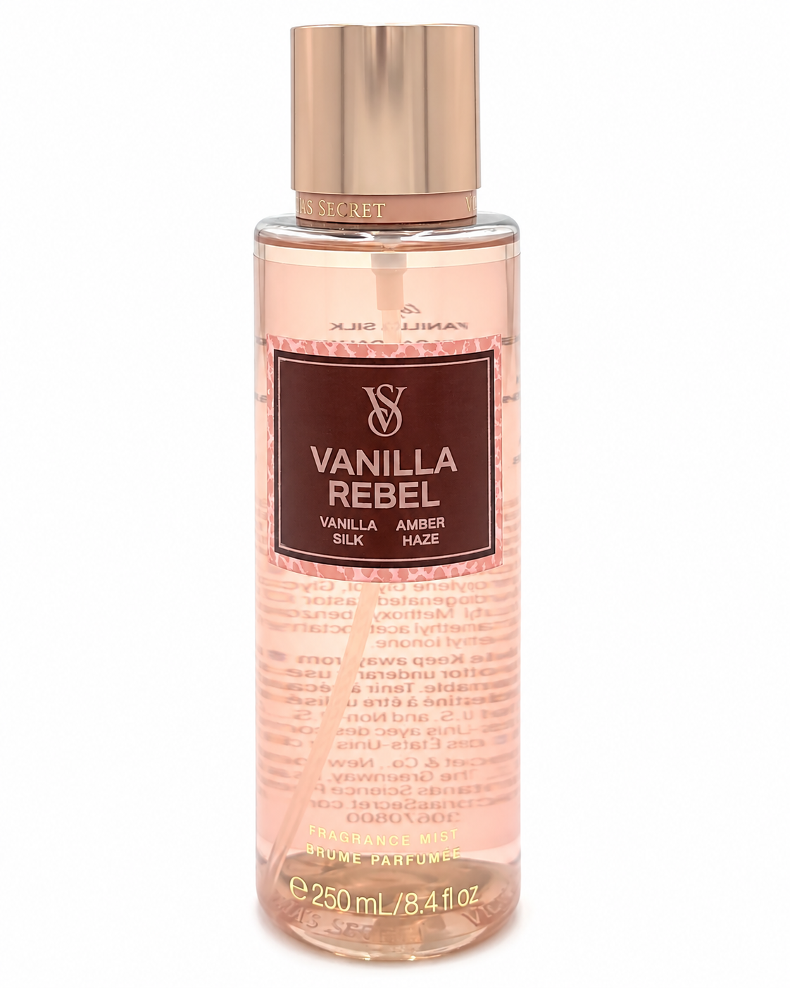Victoria’s Secret Vanilla Rebel Fragrance Mist – Vanilla Silk & Amber Haze, 8.4 fl oz