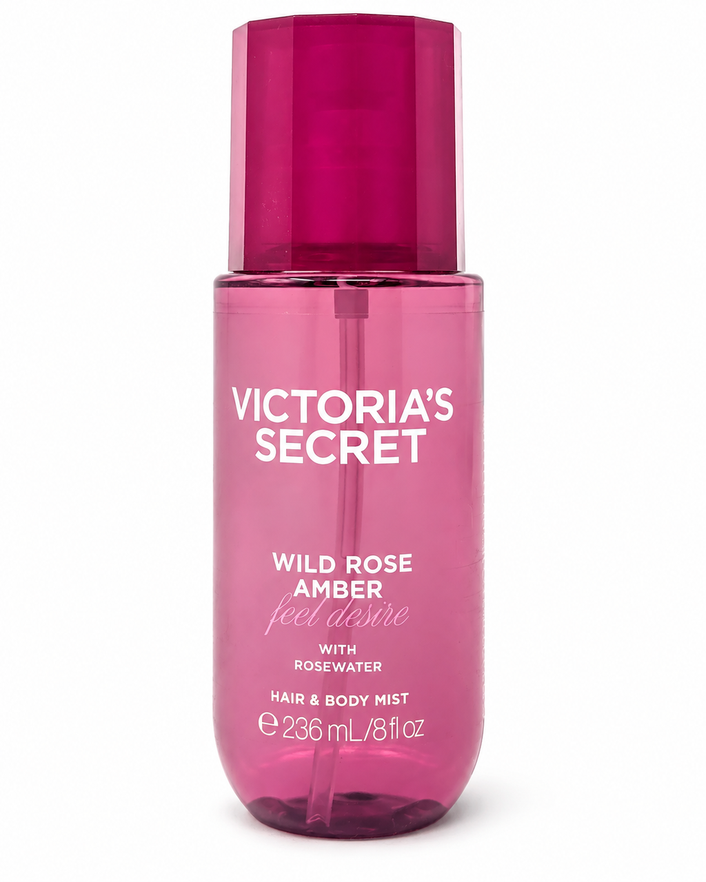 Victoria’s Secret Wild Rose Amber Hair & Body Mist with Rosewater, 8 fl oz