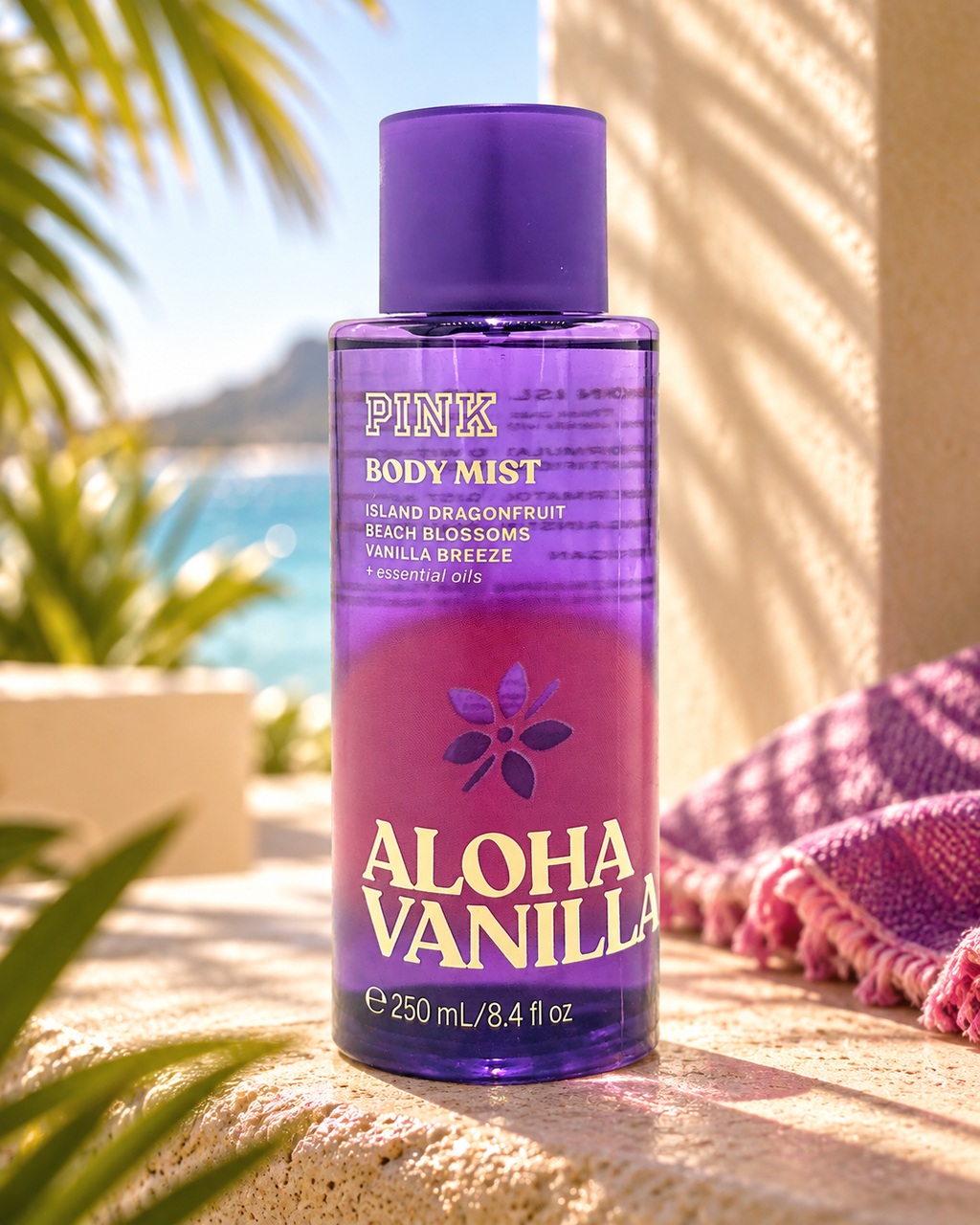 Victoria’s Secret PINK Aloha Vanilla Body Mist – Limited Edition, 8.4 fl oz
