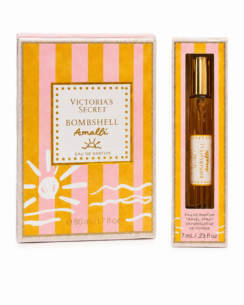Victoria’s Secret Bombshell Amalfi Eau de Parfum Set, 1.7 oz + 0.23 oz Travel Spray