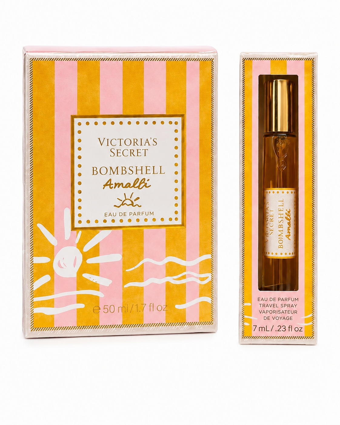 Victoria’s Secret Bombshell Amalfi Eau de Parfum Set, 1.7 oz + 0.23 oz Travel Spray