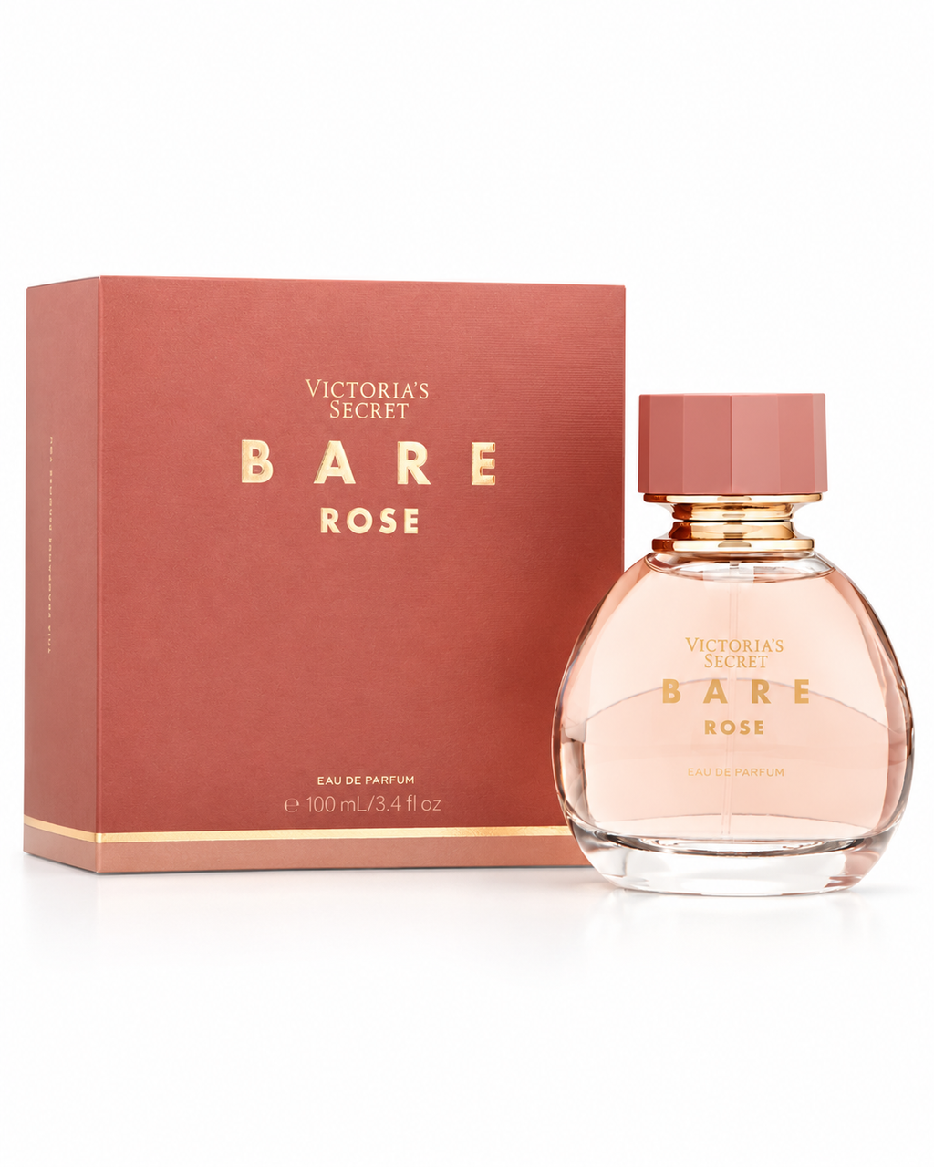 Victoria’s Secret Bare Rose Eau de Parfum – Warm Floral Fragrance, 3.4 fl oz