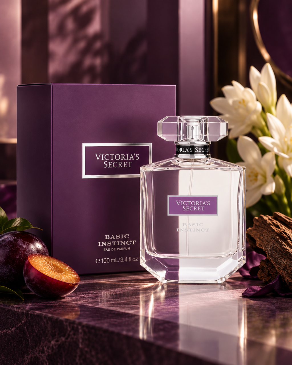 Victoria’s Secret Basic Instinct Eau de Parfum Women’s Perfume, 3.4 oz / 100 mL