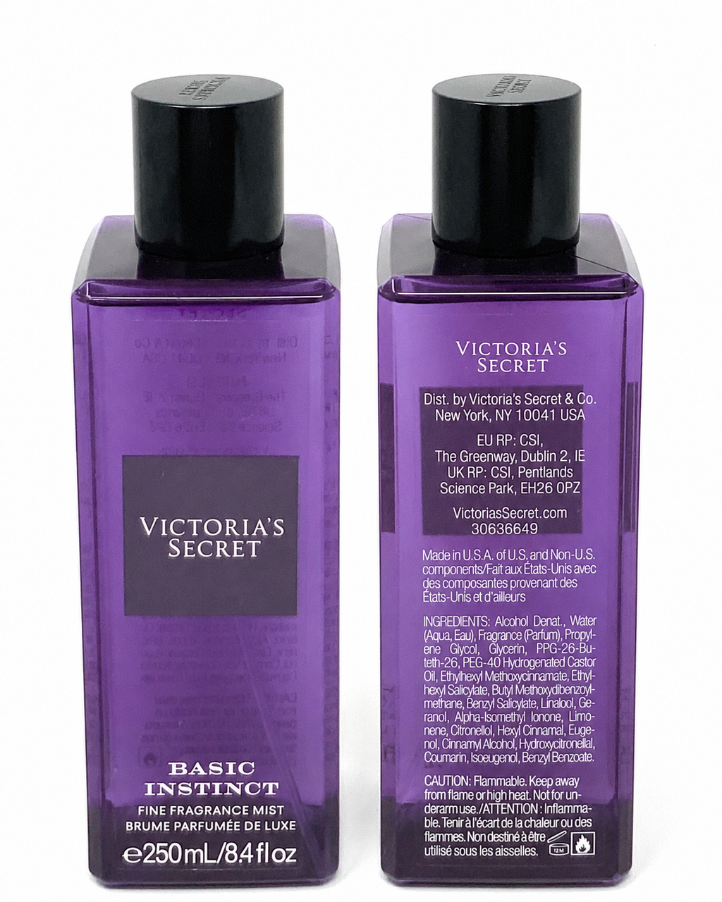 Victoria’s Secret Basic Instinct Fine Fragrance Mist, Floral Woody, 8.4 fl oz / 250 ml