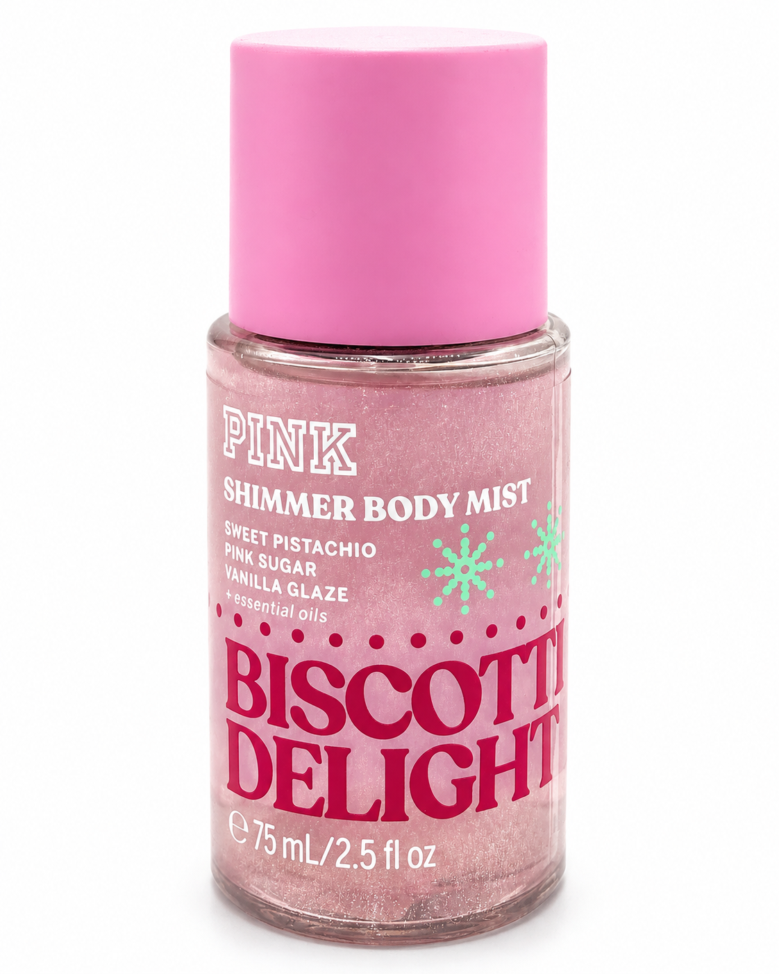 Victoria’s Secret PINK Biscotti Delight Shimmer Body Mist, Limited Edition, 2.5 fl oz