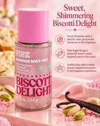 Victoria’s Secret PINK Biscotti Delight Shimmer Body Mist, Limited Edition, 2.5 fl oz