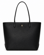 Victoria’s Secret Black Faux Leather Tote Bag & Wristlet Set