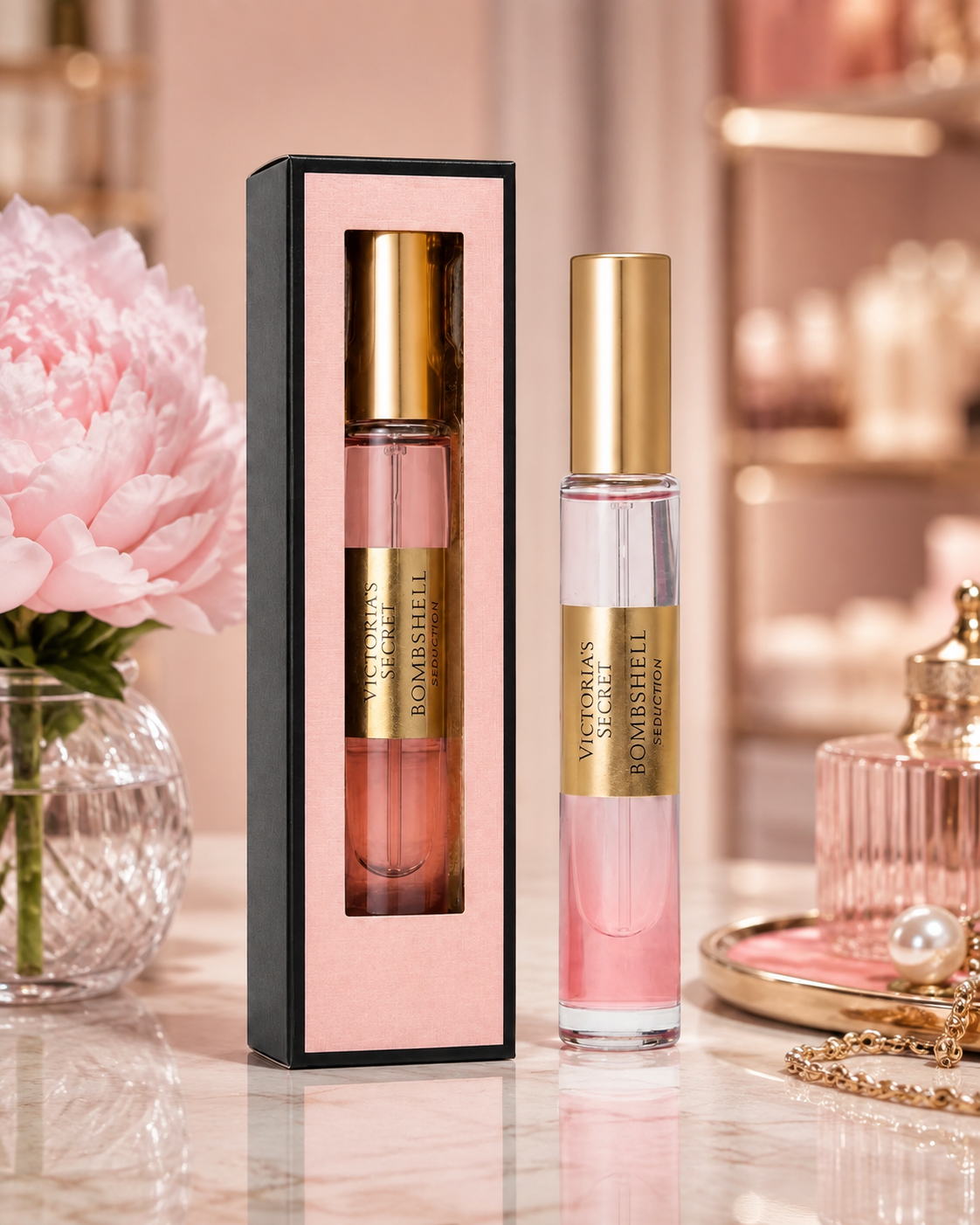 Victoria’s Secret Bombshell Seduction Eau de Parfum Travel Spray, 0.23 oz / 7 mL