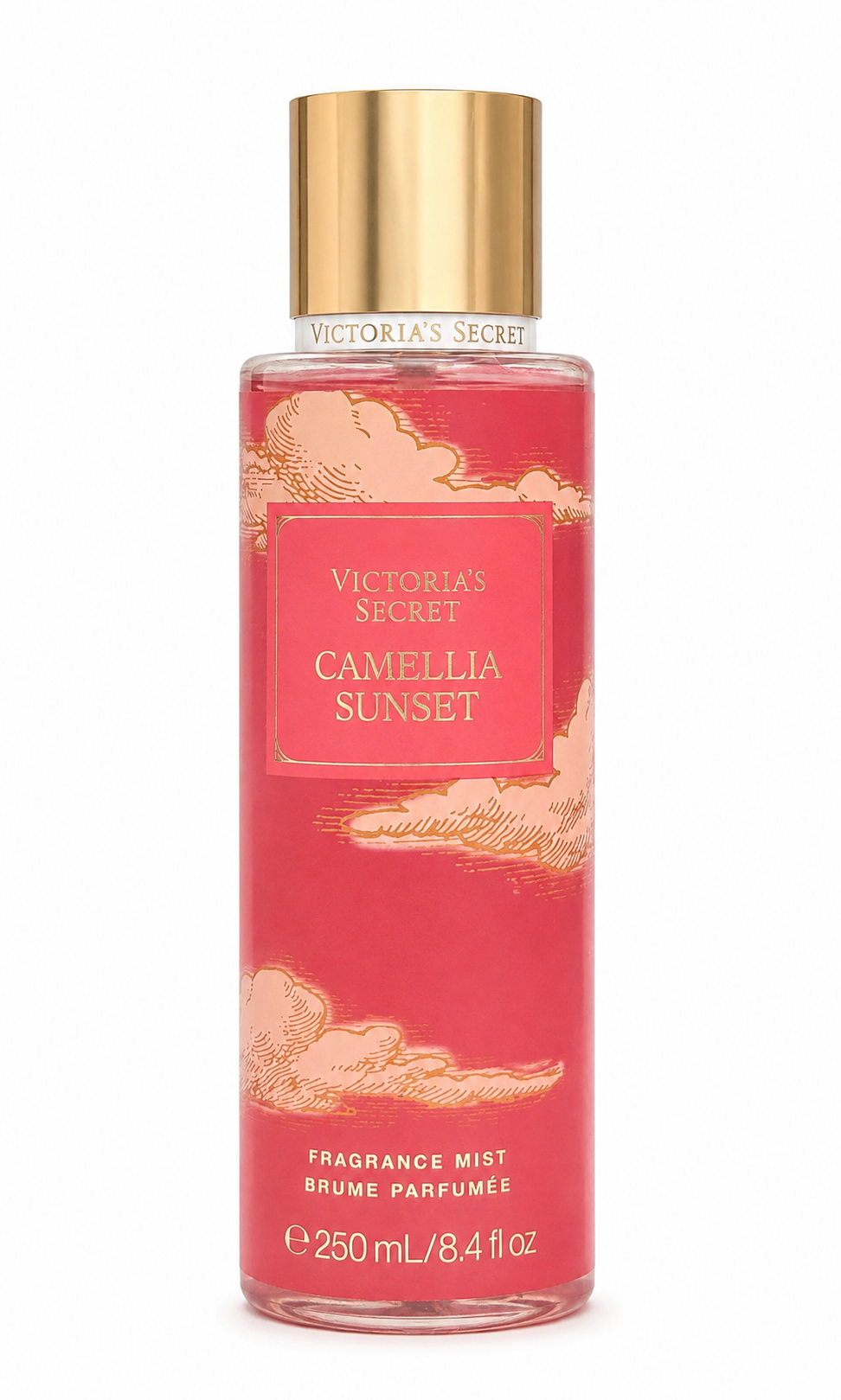 Victoria’s Secret Camellia Sunset Fragrance Mist – Woody Amber, 8.4 fl oz