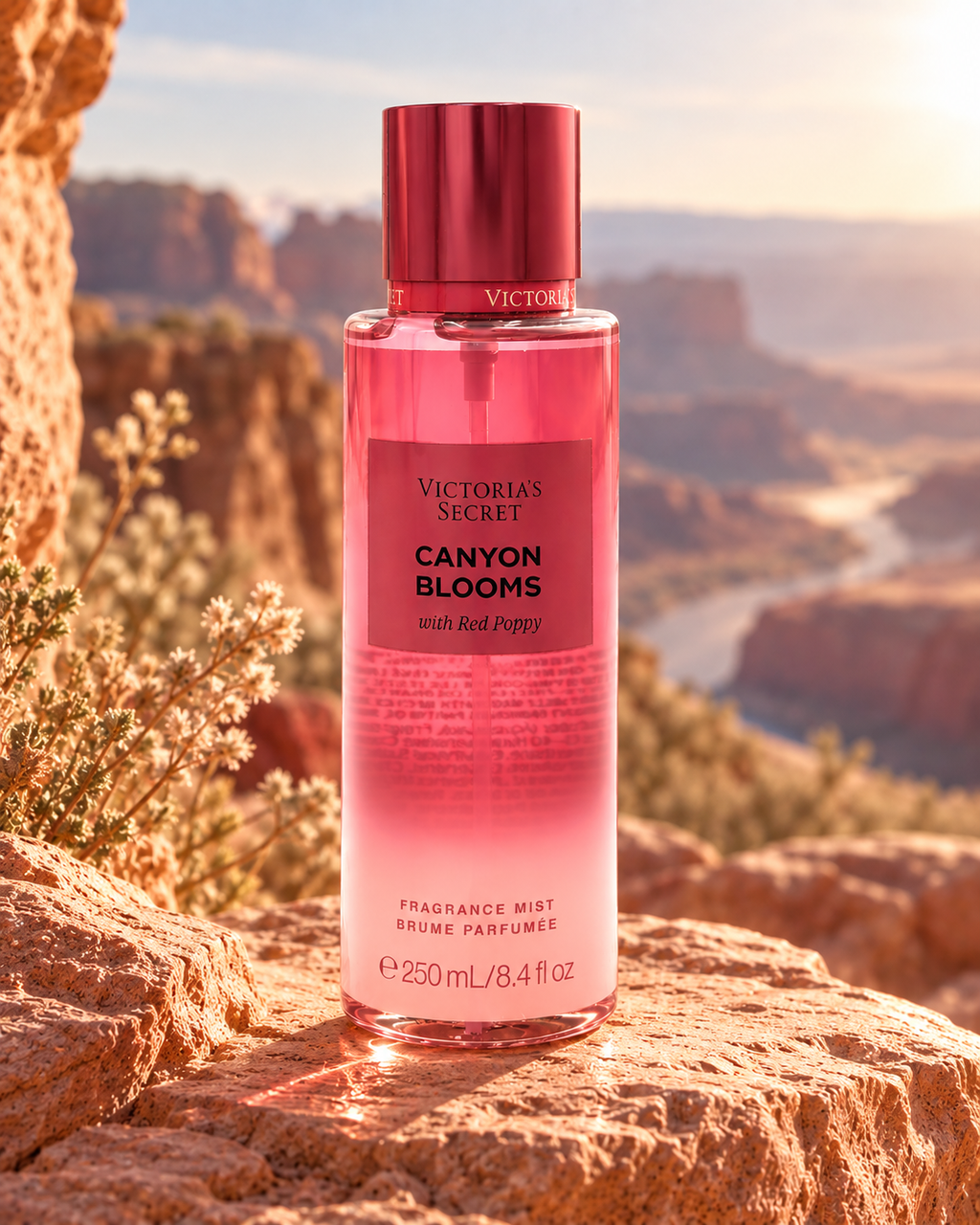 Victoria’s Secret Canyon Blooms Fragrance Mist with Red Poppy 8.4 fl oz