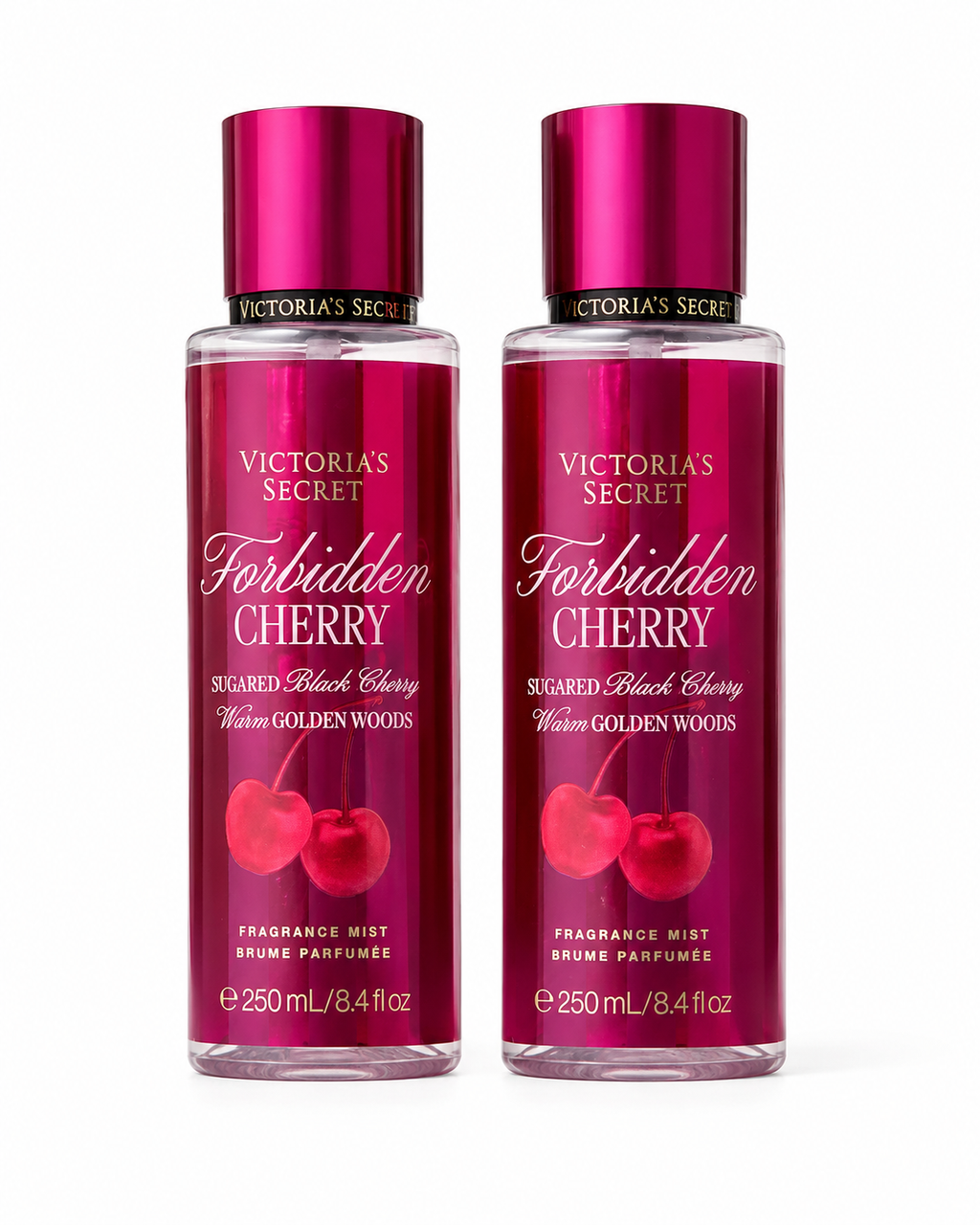 Victoria’s Secret Forbidden Cherry Fragrance Mist 8.4 oz 2-Pack