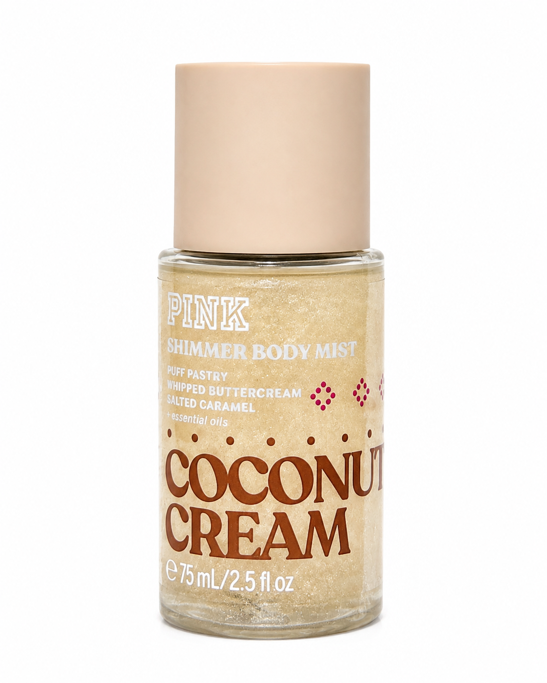 Victoria’s Secret PINK Coconut Cream Shimmer Body Mist – Limited Edition, 2.5 fl oz