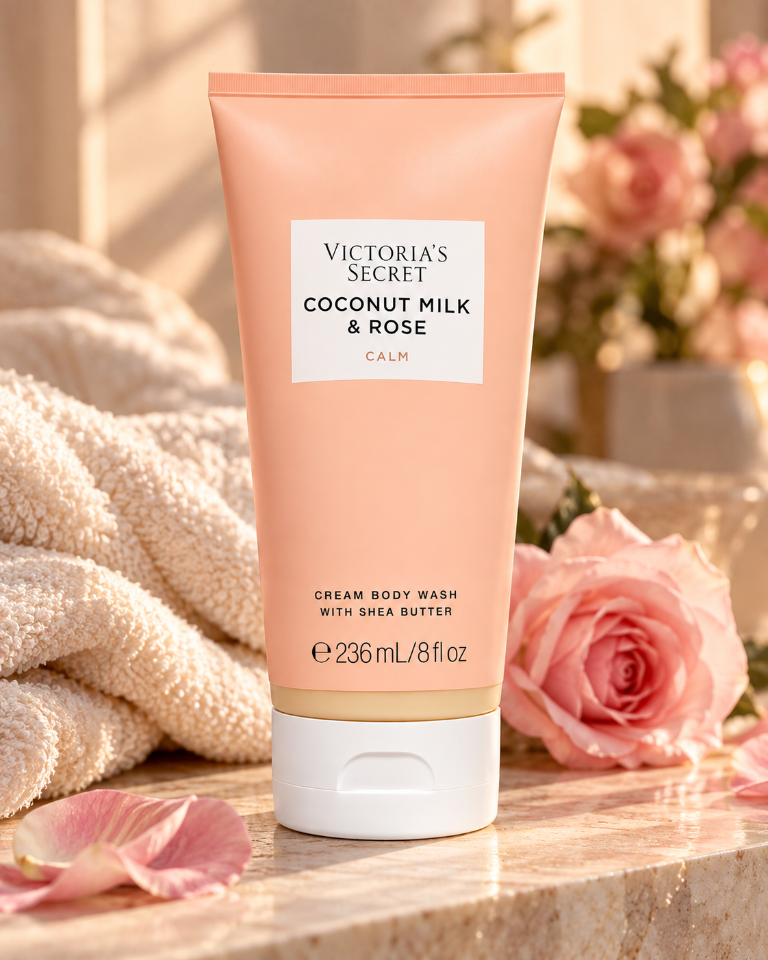 Victoria's Secret Coconut Milk & Rose Cream Body Wash 8 fl oz
