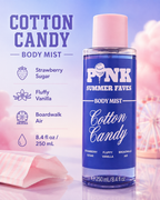 Victoria’s Secret PINK Summer Faves Cotton Candy Body Mist, 8.4 fl oz