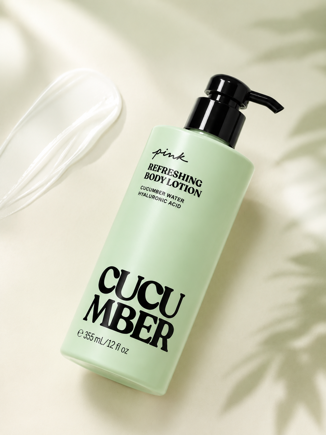 Victoria’s Secret PINK Cucumber Water Refreshing Body Lotion with Hyaluronic Acid – 12 fl oz