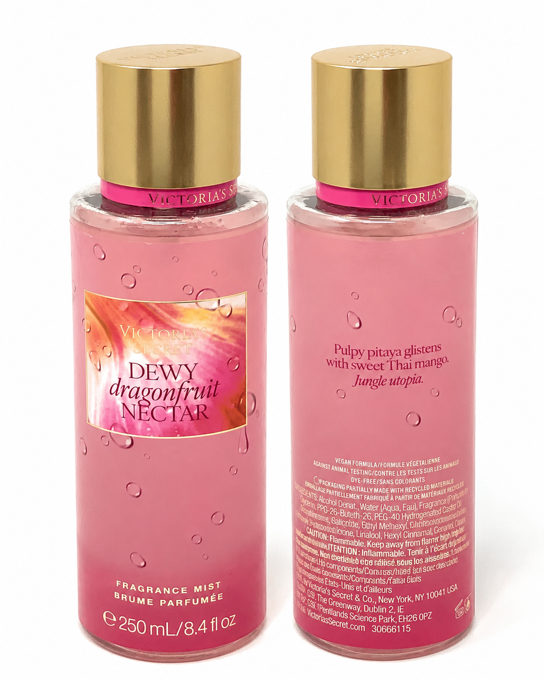 Victoria's Secret Dewy Dragonfruit Nectar Fragrance Mist, 8.4 fl oz