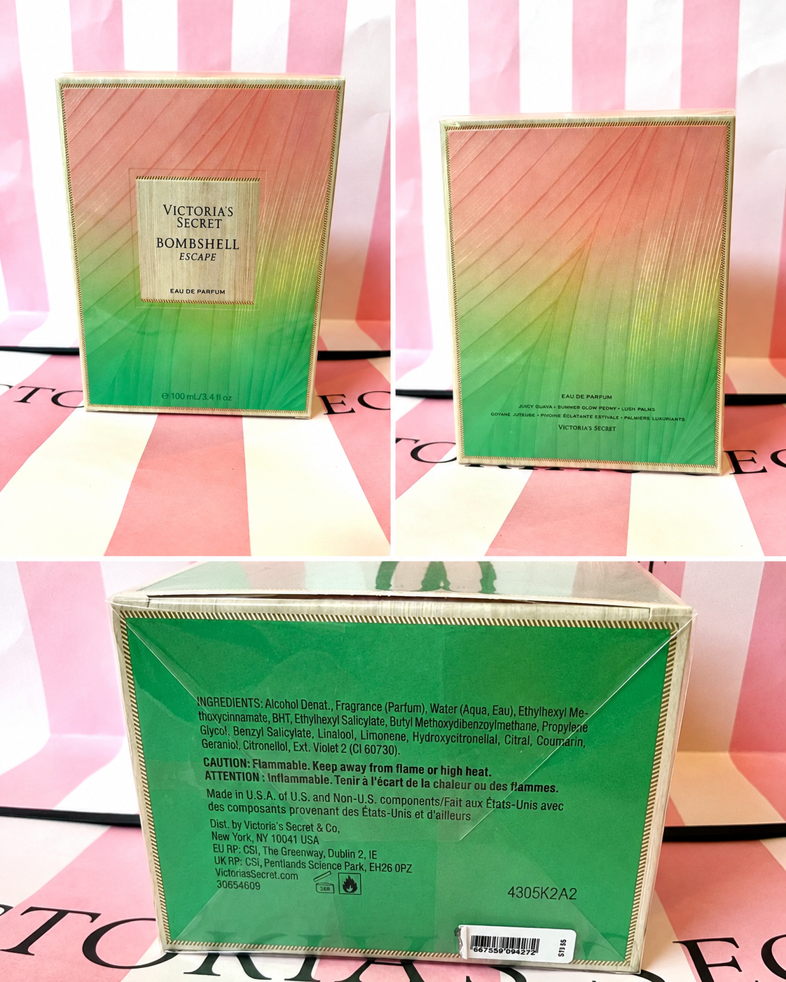 Victoria’s Secret Bombshell Escape Eau de Parfum 3.4 oz / 100 ml