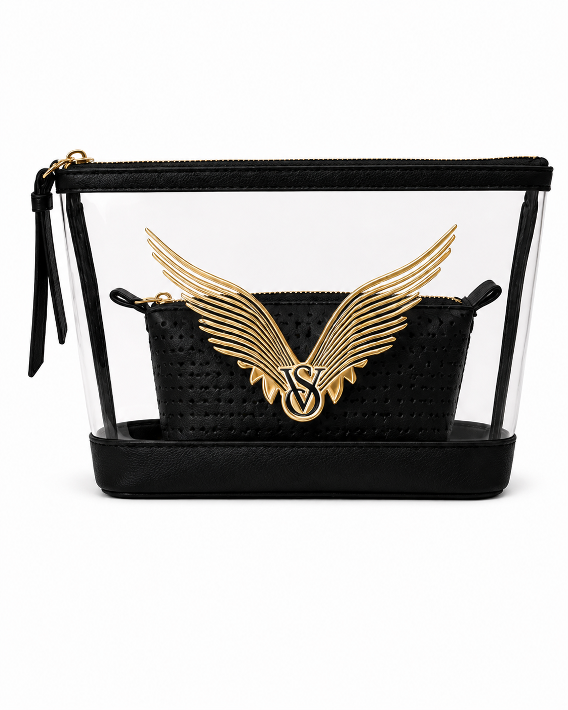Victoria’s Secret Fashion Show 2025 2-Piece Cosmetic Bag Set, Clear & Black