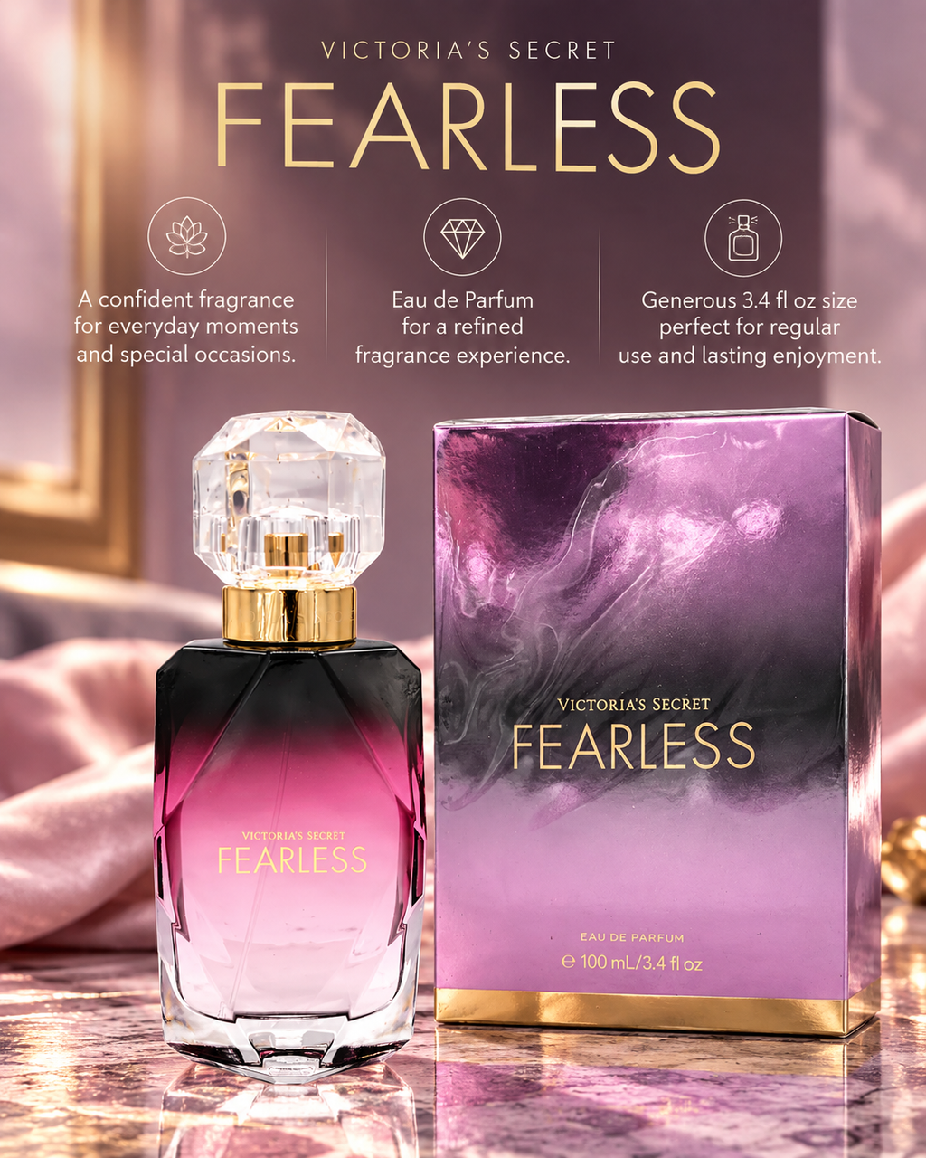 Victoria's Secret Fearless Eau de Parfum 3.4 fl oz