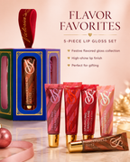 Victoria’s Secret Flavor Favorites Lip Gloss Gift Set, 5-Piece Holiday Collection
