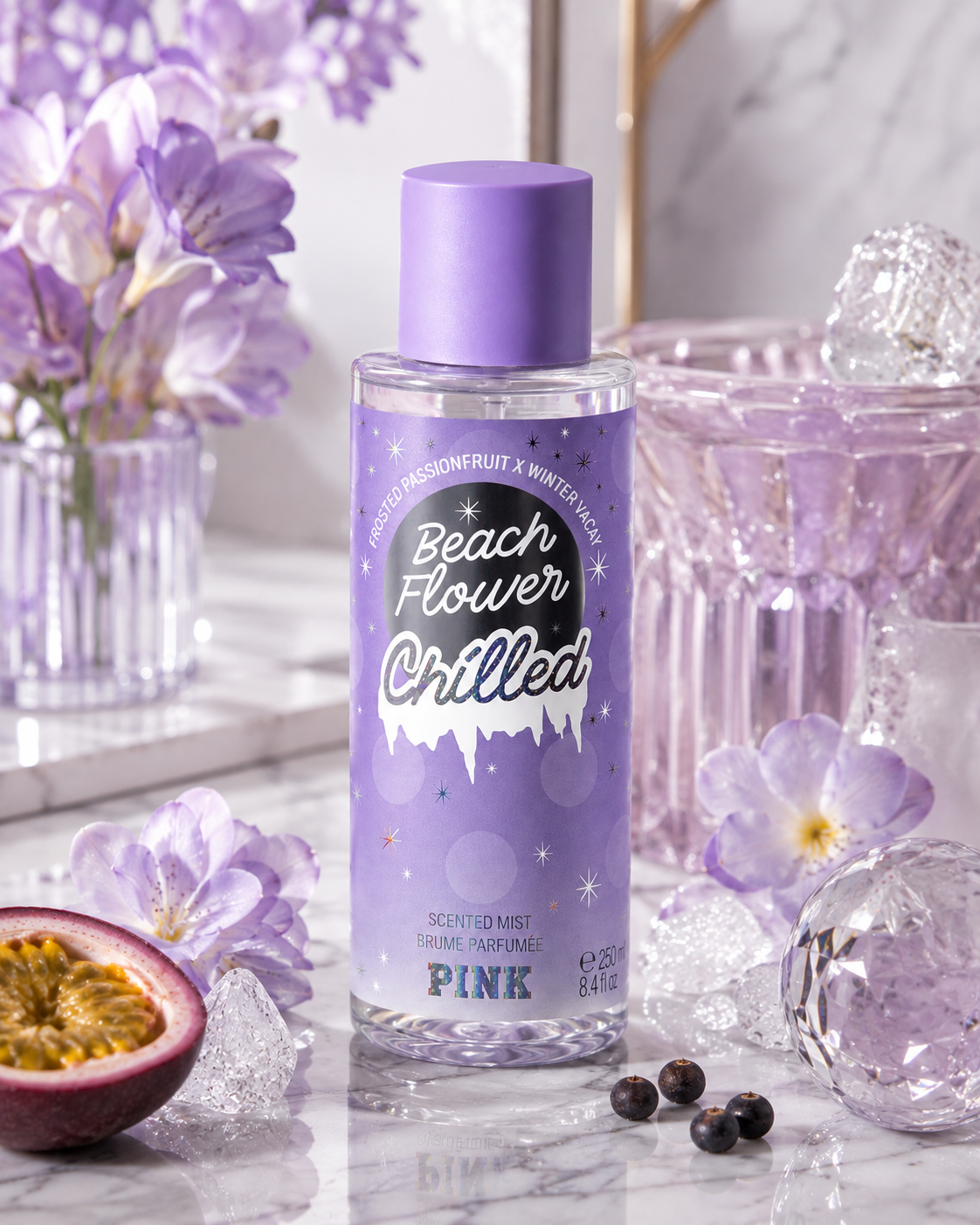 Victoria’s Secret PINK Beach Flower Chilled Scented Mist, 8.4 oz