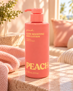 Victoria’s Secret PINK Glow-Boosting Body Lotion Peach, Vitamin C + Peach Extract, 12 fl oz