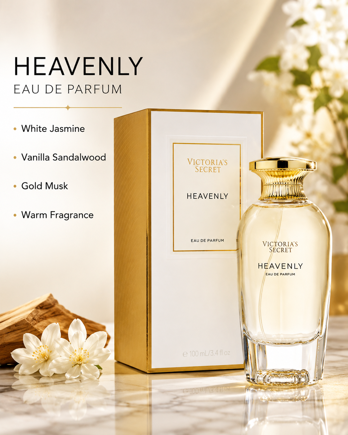 Victoria's Secret Heavenly Eau de Parfum, 100 mL / 3.4 fl oz