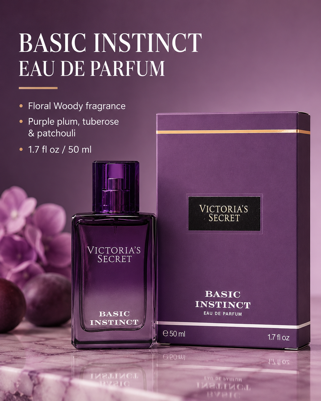 Victoria’s Secret Basic Instinct Eau de Parfum, 1.7 fl oz