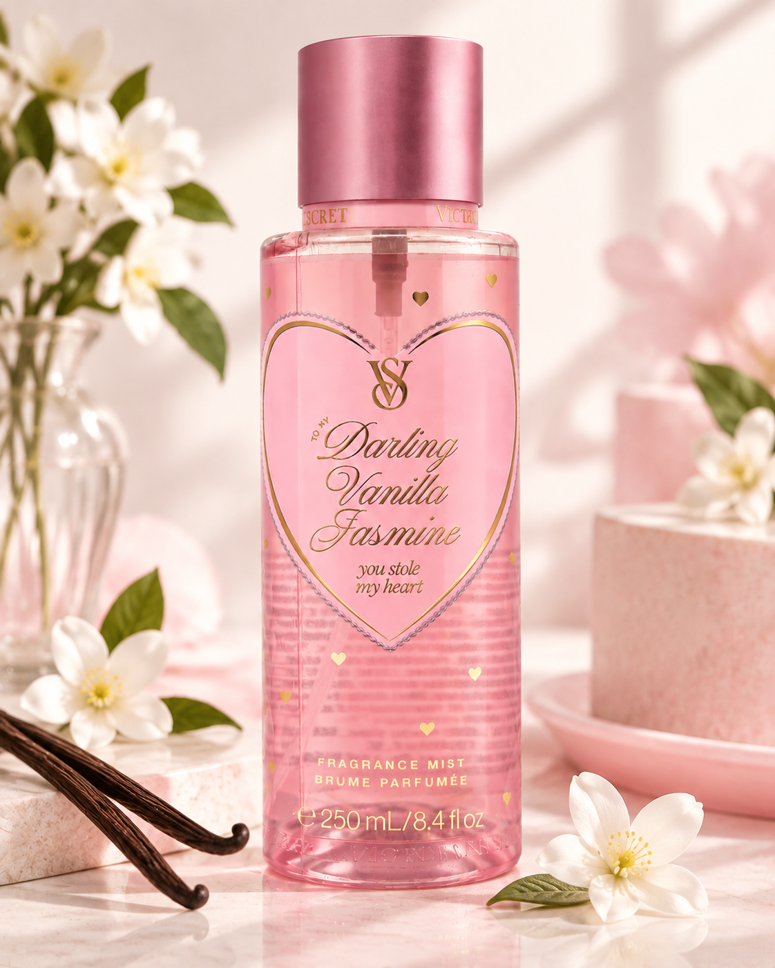Victoria’s Secret Darling Vanilla Jasmine Fragrance Mist 8.4 fl oz