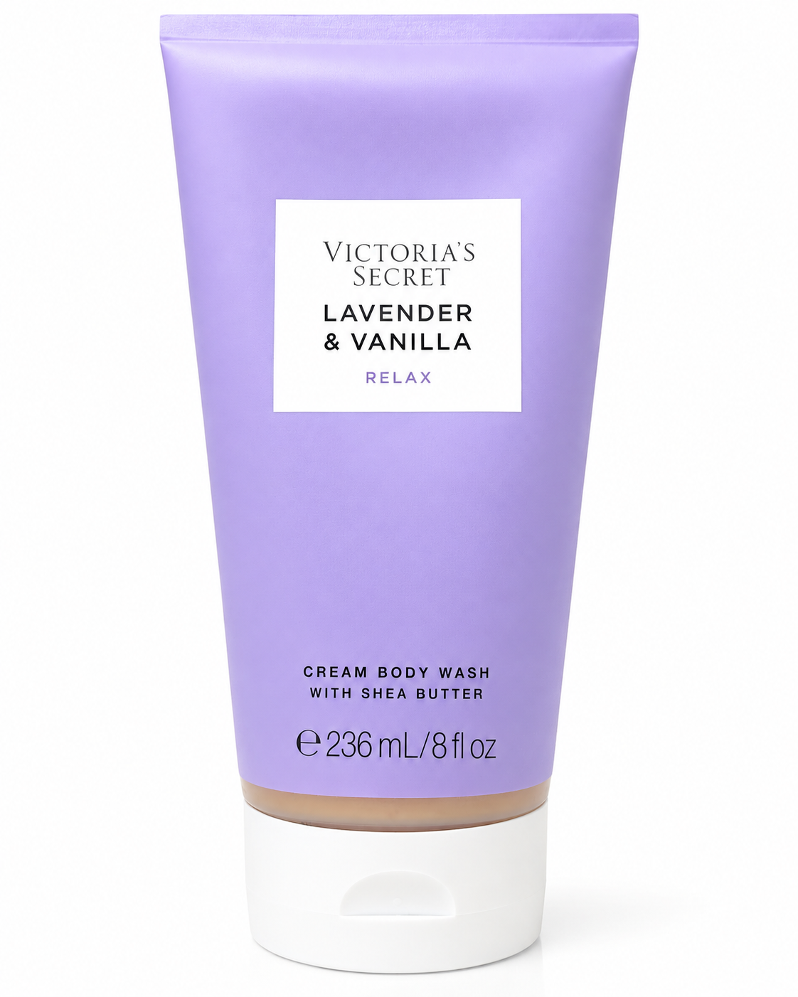 Victoria’s Secret Lavender & Vanilla Cream Body Wash with Shea Butter, 8 fl oz