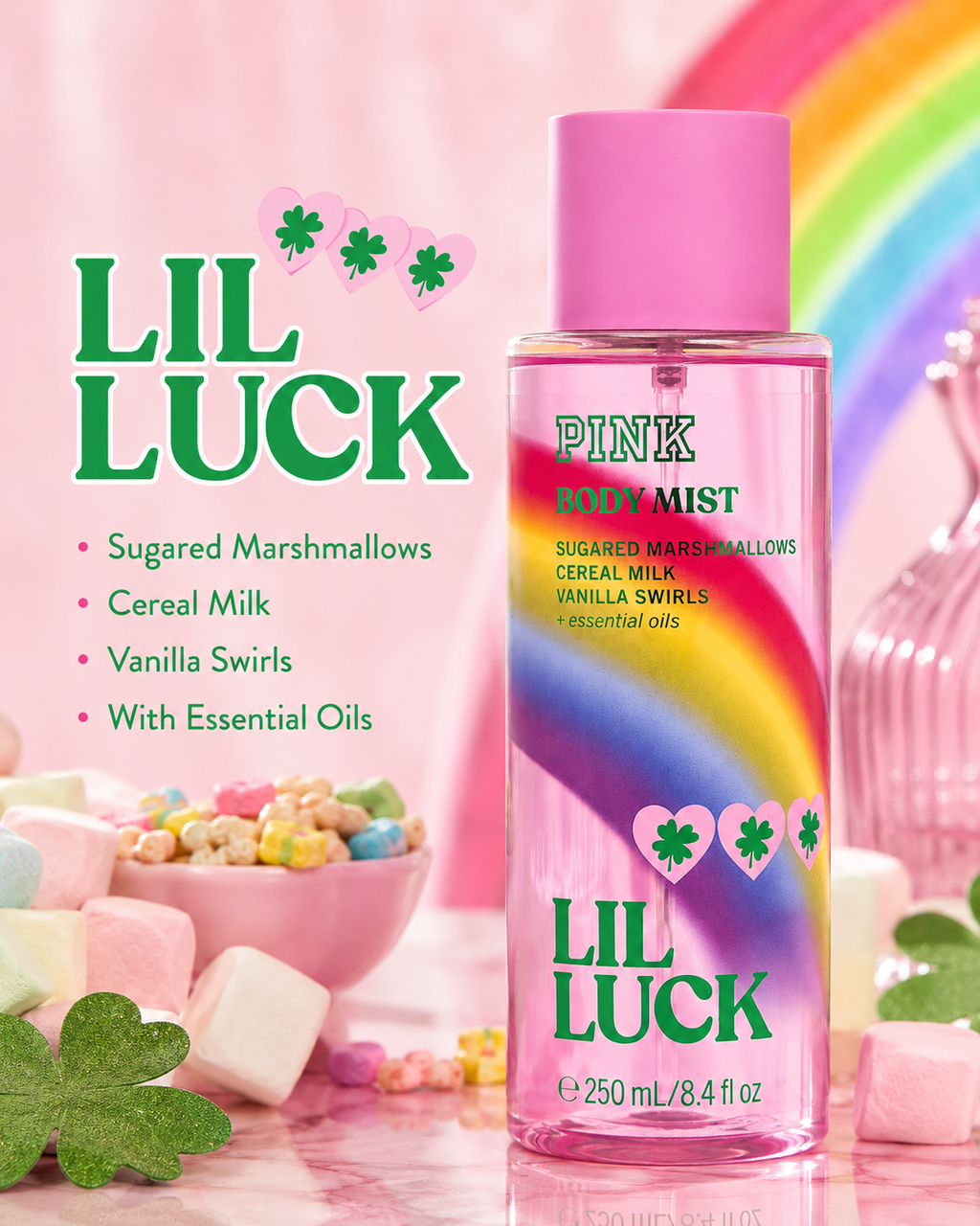 Victoria’s Secret PINK Lil Luck Body Mist, 8.4 oz