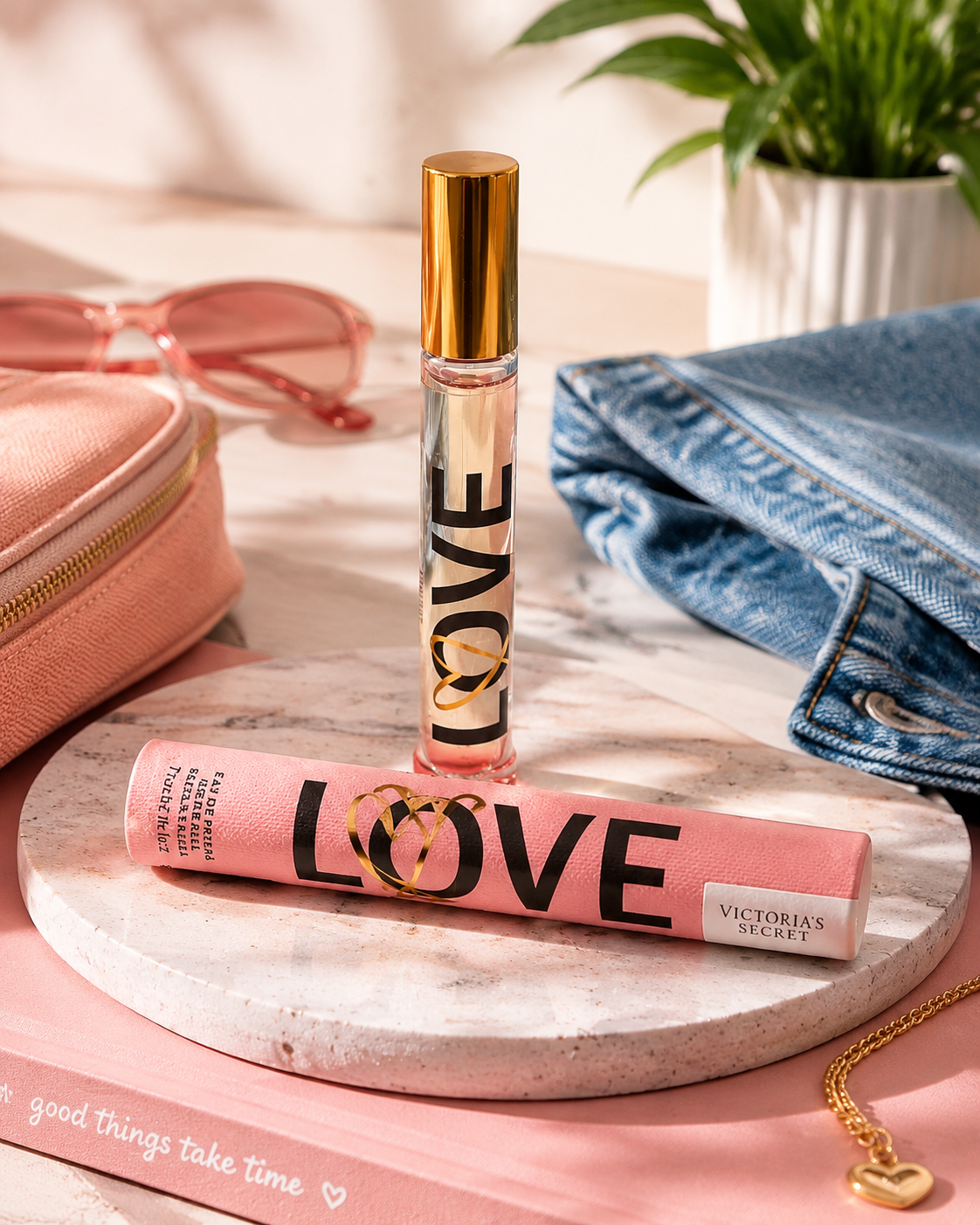 Victoria’s Secret Love Eau de Parfum Rollerball Fragrance 2-Pack, 0.23 fl oz Each
