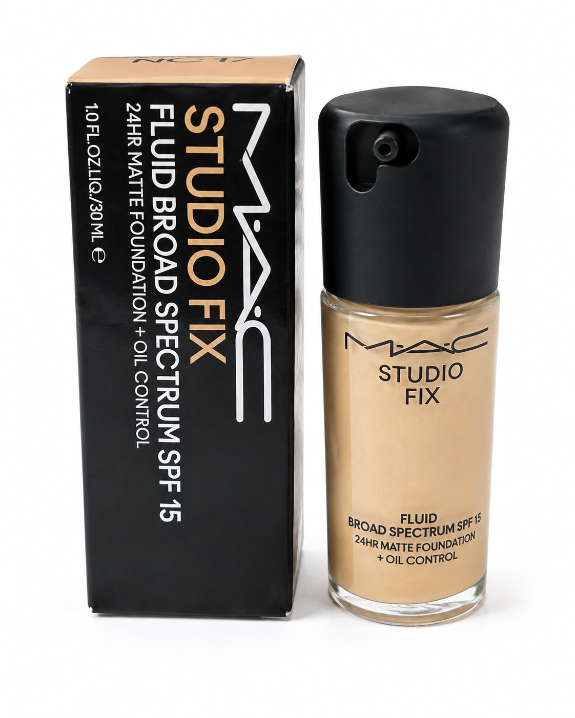 MAC Studio Fix Fluid SPF 15 24HR Matte Foundation NC17 30ml