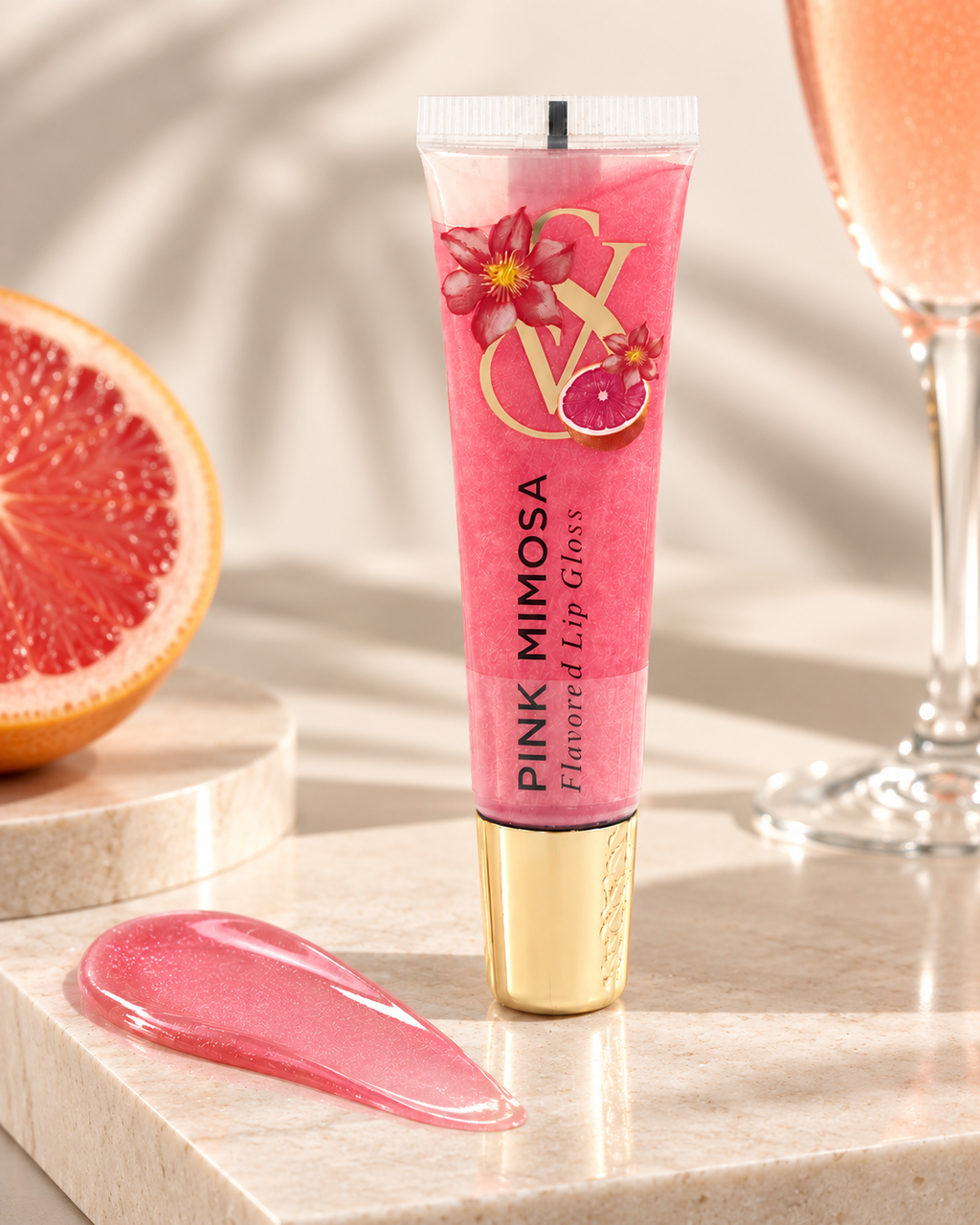 Victoria’s Secret Pink Mimosa Flavored Lip Gloss, 0.46 oz
