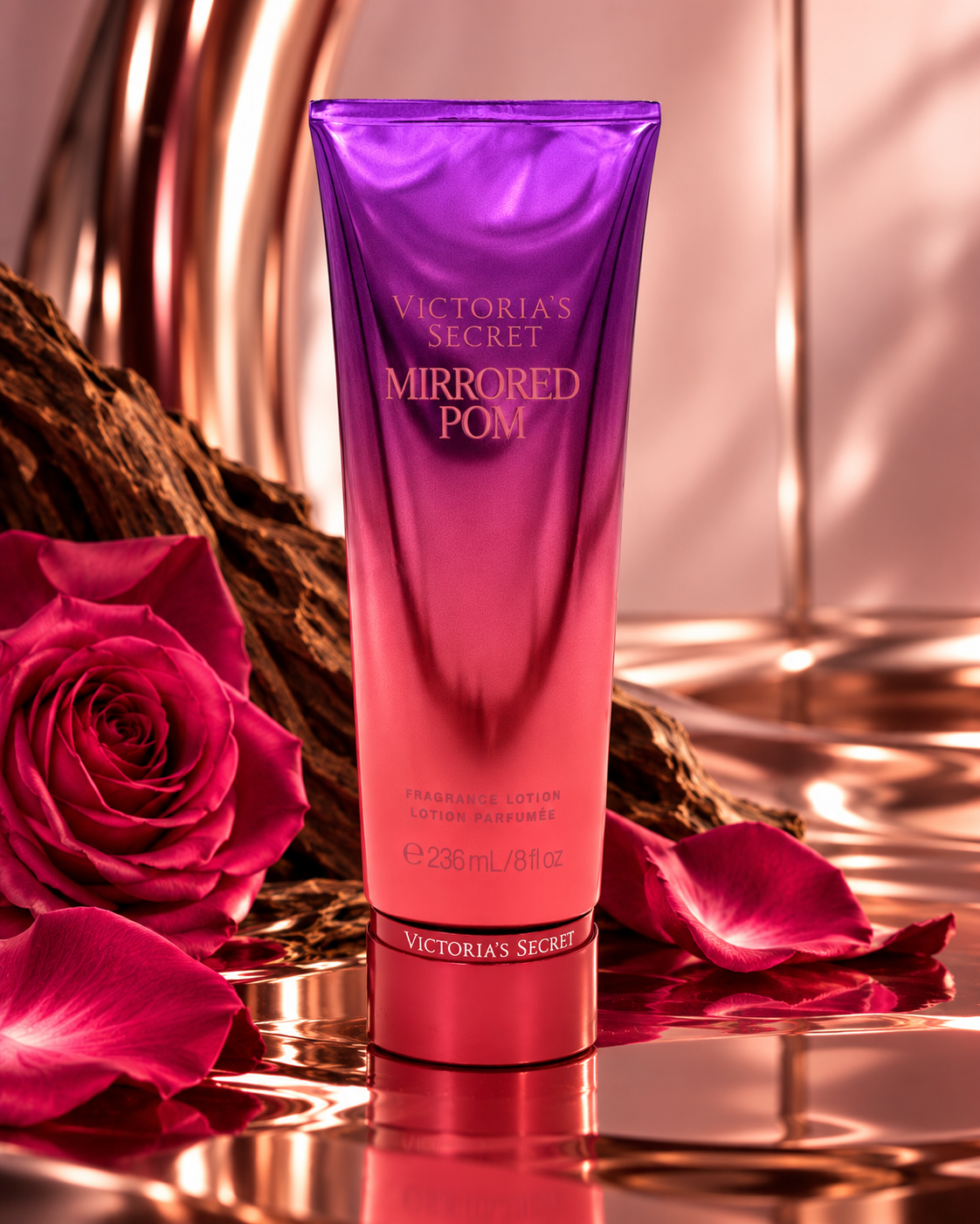 Victoria's Secret Mirrored Pom Fragrance Lotion, 8 oz