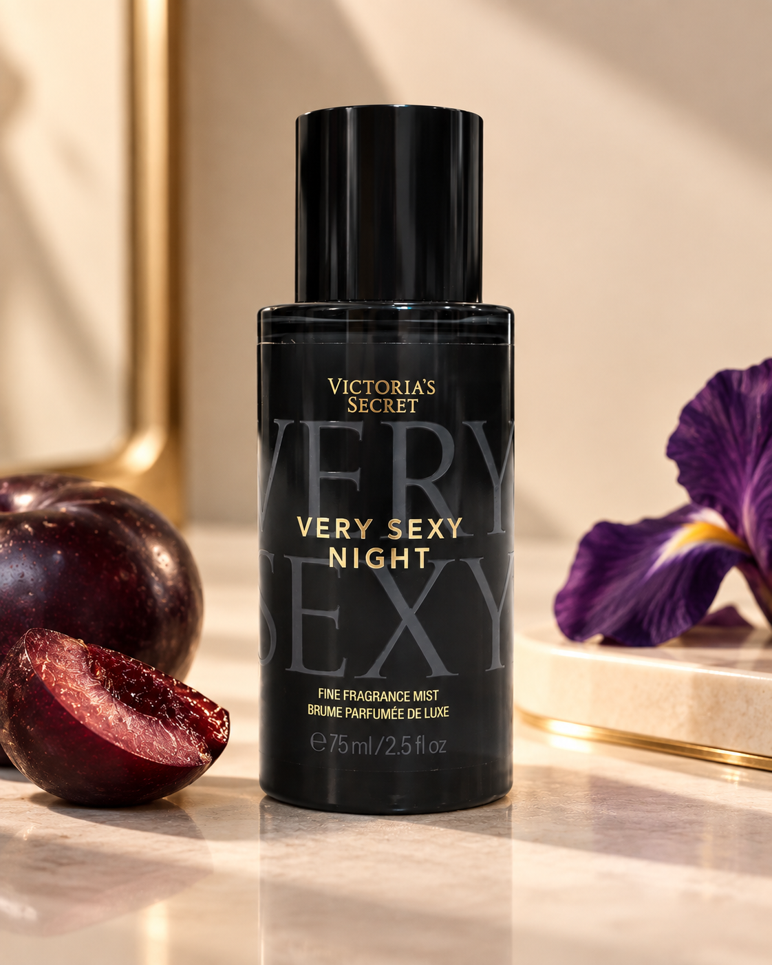 Victoria’s Secret Very Sexy Night Fine Fragrance Mist, Travel Size 2.5 oz
