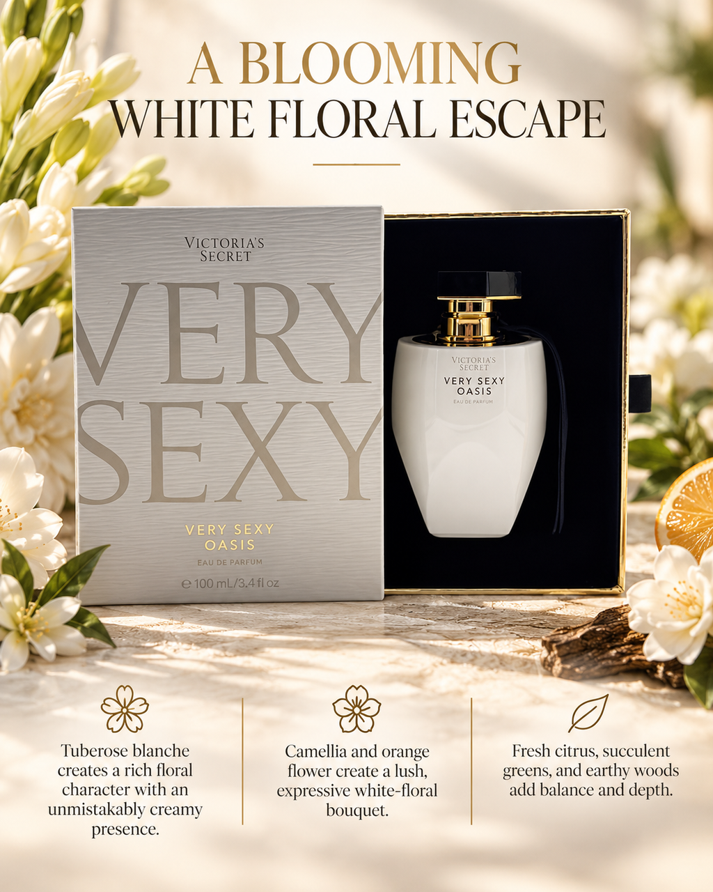 Victoria’s Secret Very Sexy Oasis Eau de Parfum – 3.4 fl oz