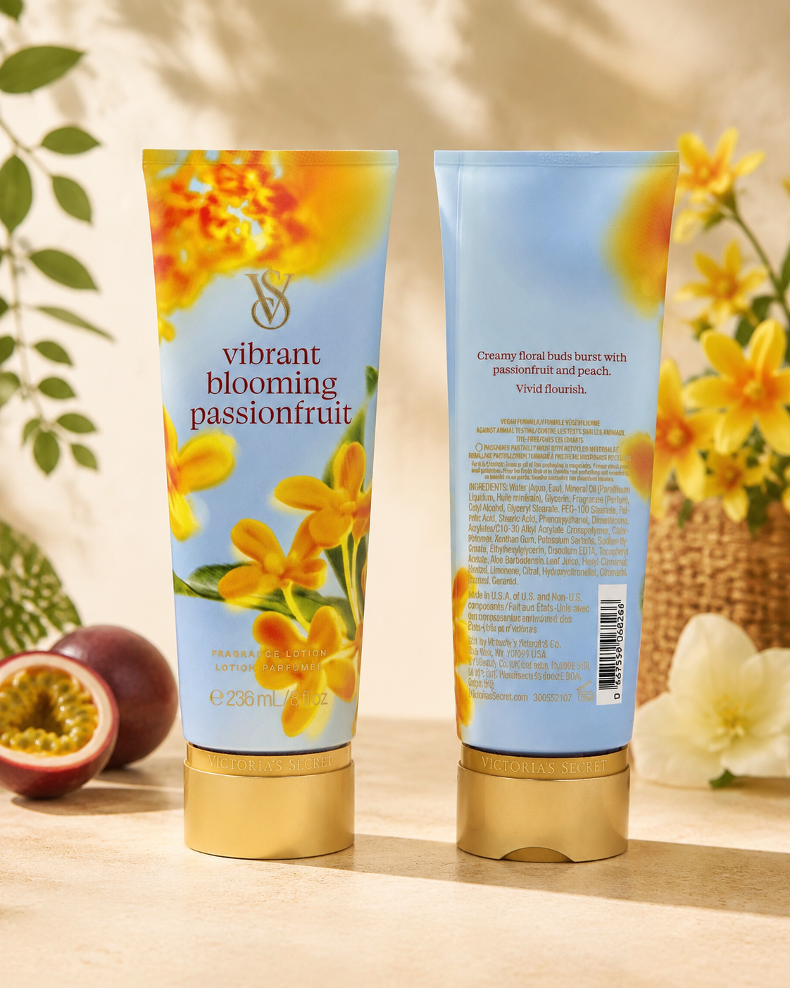 Victoria’s Secret Vibrant Blooming Passionfruit Fragrance Body Lotion 8 fl oz