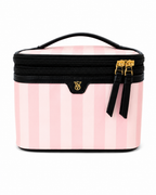 Victoria’s Secret Pink Stripe Cosmetic Bag Travel Makeup Case