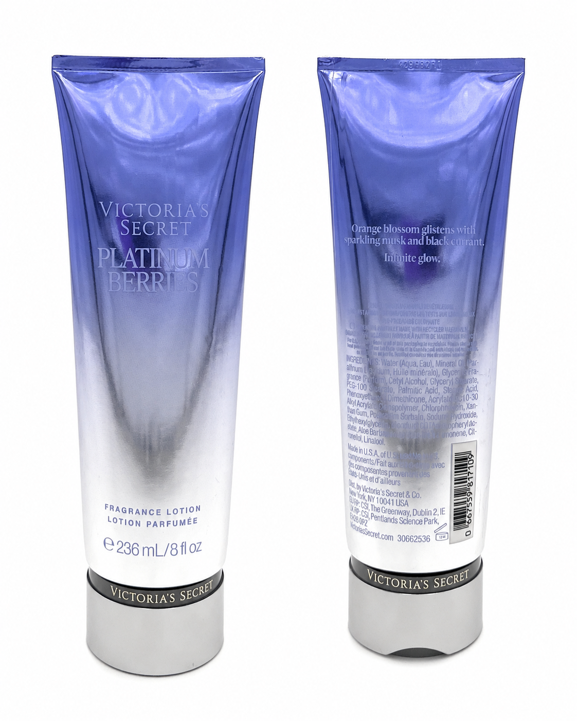 Victoria’s Secret Platinum Berries Fragrance Lotion 8 oz