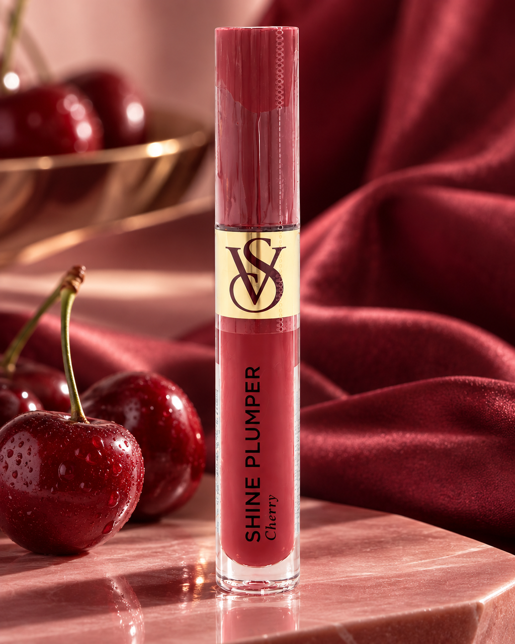 Victoria’s Secret Shine Plumper Lip Gloss, Cherry, 0.11 oz
